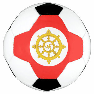 Flagge des Königreichs Sikkim Fußball