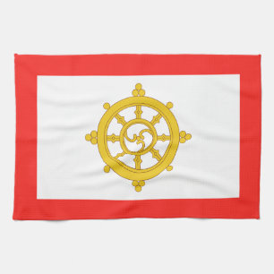 Flagge des Königreichs Sikkim Geschirrtuch