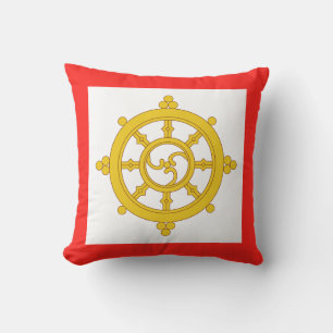 Flagge des Königreichs Sikkim Kissen