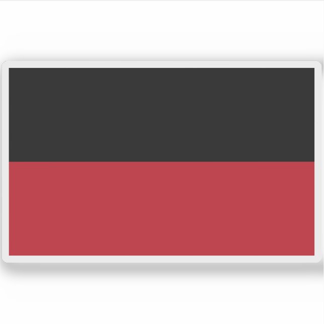 Flagge des Königreichs Württemberg (1806-1871) Aufkleber (Vorderseite)