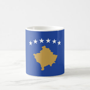Flagge des Kosovo Kaffeetasse