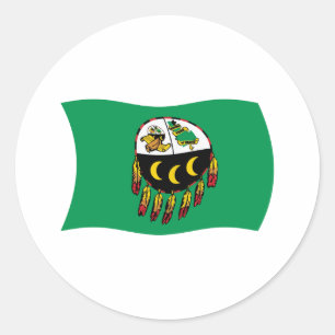 Flagge des Kutenai-Stammes Aufkleber