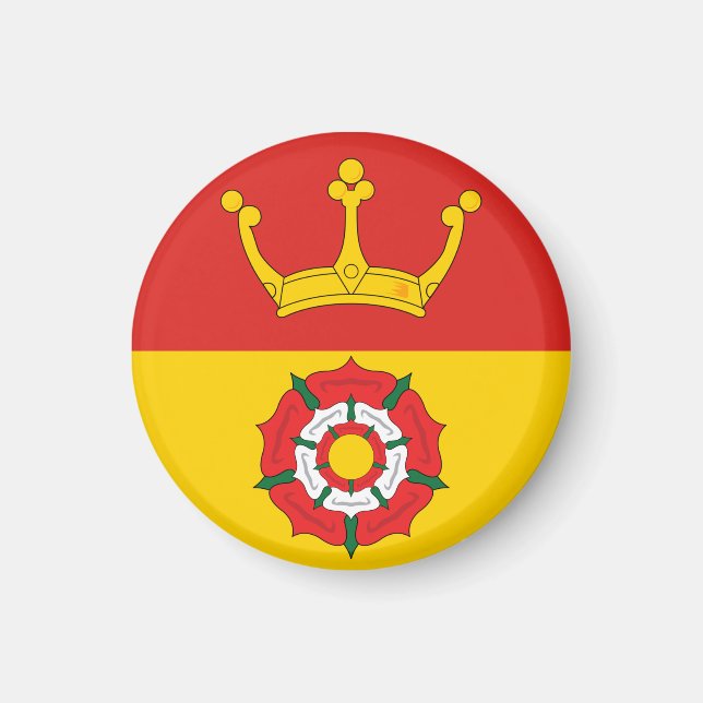 Flagge des Landkreises Hampshire, England (UK) Magnet (Vorne)