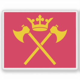 Flagge des Landkreises Hordaland, Norwegen Aufkleber
