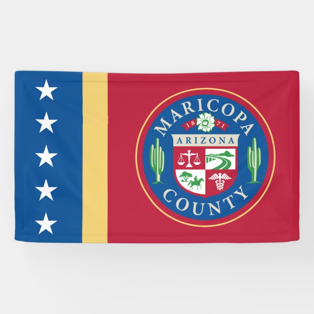Flagge des Landkreises Maricopa (Arizona) Banner (Horizontal)