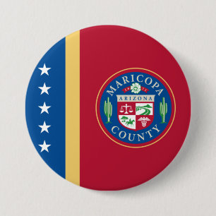 Flagge des Landkreises Maricopa (Arizona) Button