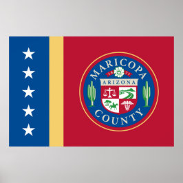 Flagge des Landkreises Maricopa (Arizona) Poster