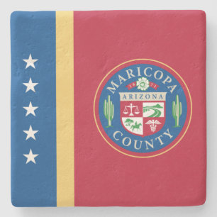 Flagge des Landkreises Maricopa (Arizona) Steinuntersetzer