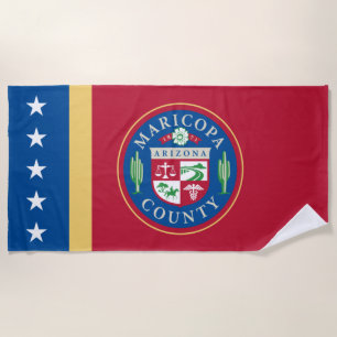 Flagge des Landkreises Maricopa (Arizona) Strandtuch