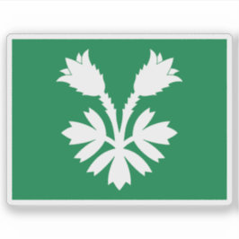Flagge des Landkreises Oppland, Norwegen Aufkleber