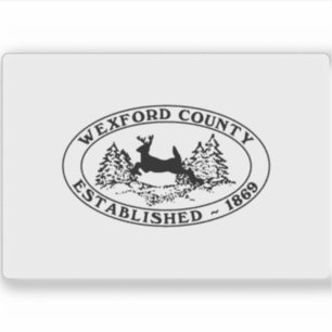 Flagge des Landkreises Wexford, Michigan Aufkleber
