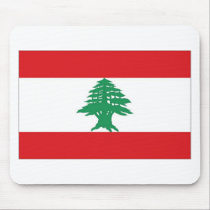 Flagge des Libanon Mousepad