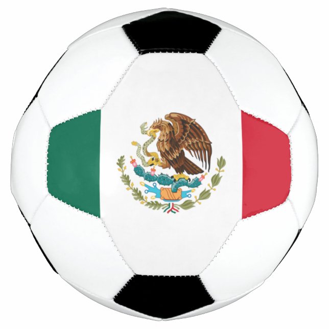 Flagge des mexikanischen Fußball-Balls Fußball (Vorderseite)