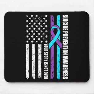Flagge des Monats der Suizidpräventionsaufklärung Mousepad