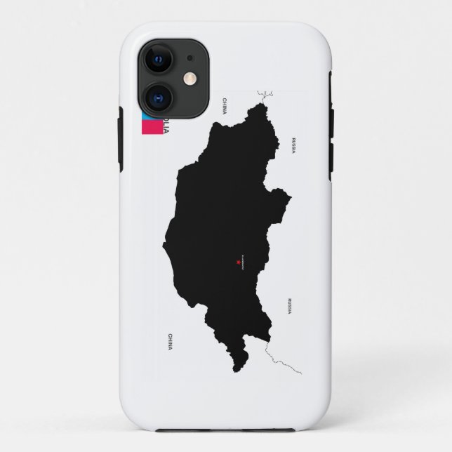 Flagge des mongolischen Landes Case-Mate iPhone Hülle (Rückseite)