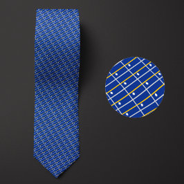 Flagge des Nauru-Musters Krawatte