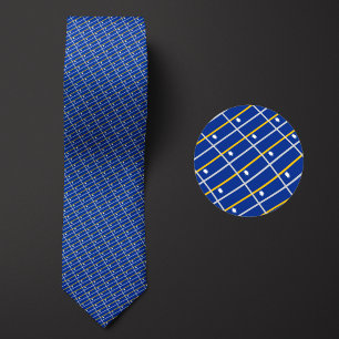 Flagge des Nauru-Musters Krawatte