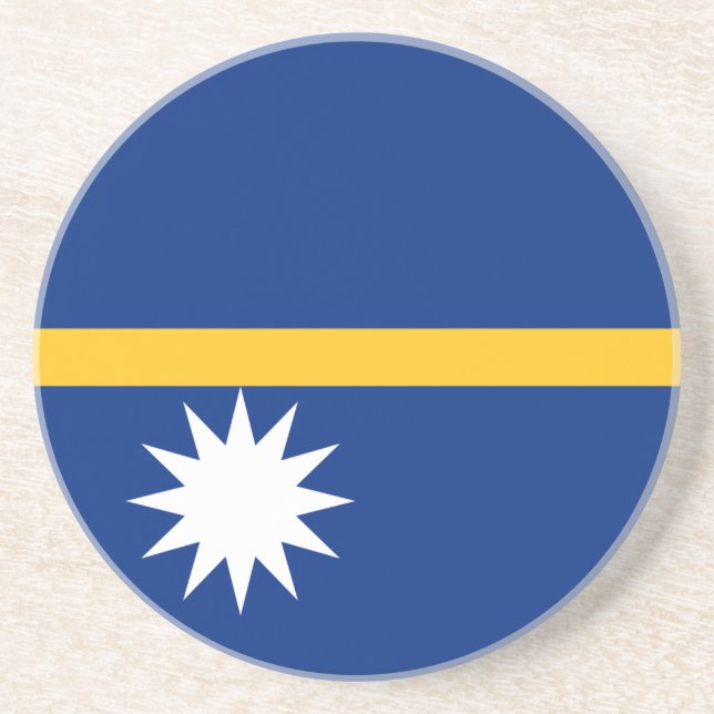 Flagge des Nauru-Untersetzer Untersetzer (Vorne)
