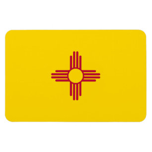 Flagge des neuen Staates Mexiko Magnet