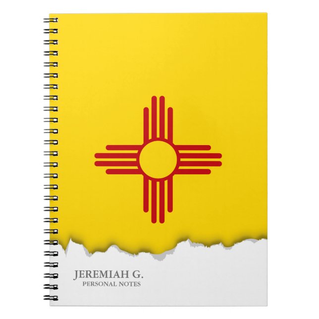 Flagge des New Mexiko Notizblock (Vorderseite)