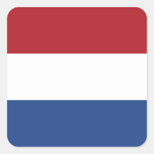 Flagge des niederländischen Square Sticker