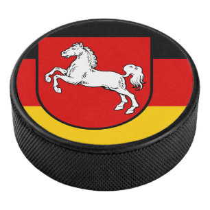 Flagge des Niedersächsischen Hockeypucks Eishockey Puck