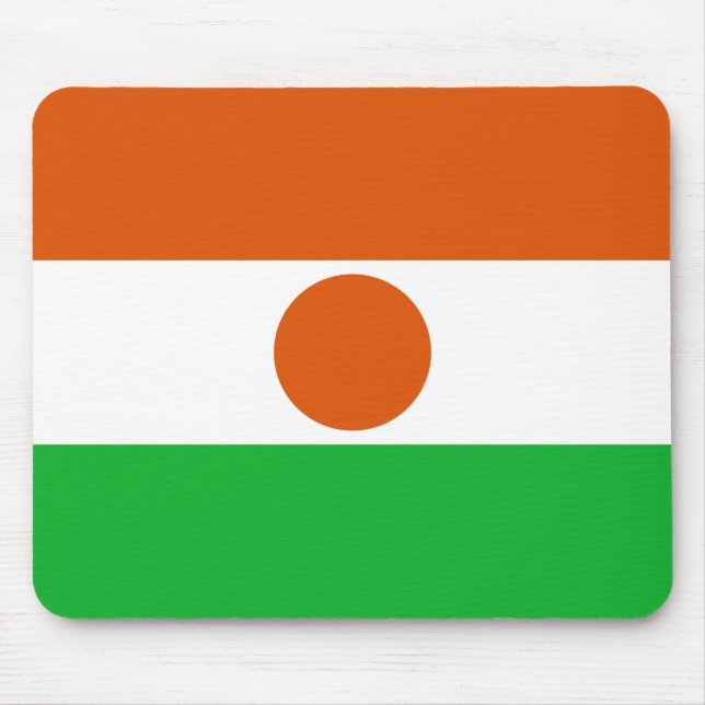 Flagge des Niger Mauspad (Vorne)