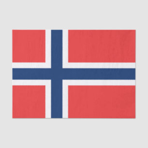 Flagge des Norwegen-Seidenpapiers Seidenpapier