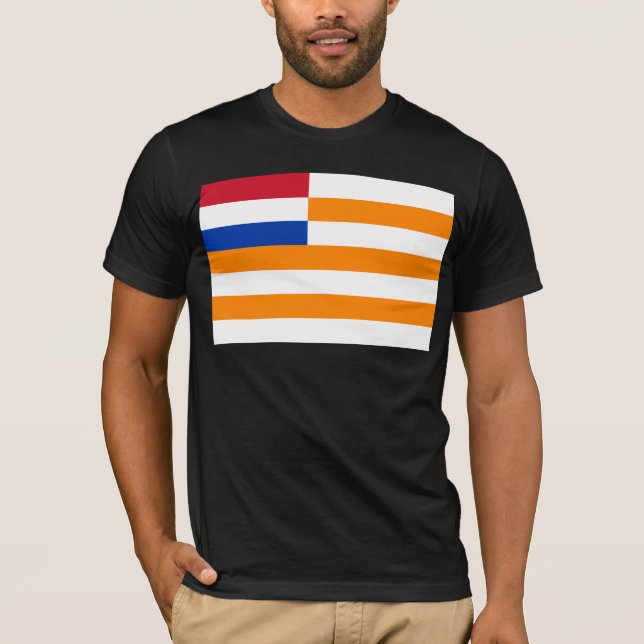 Flagge des Orangen-freien Staat, Südafrika T-Shirt (Vorderseite)