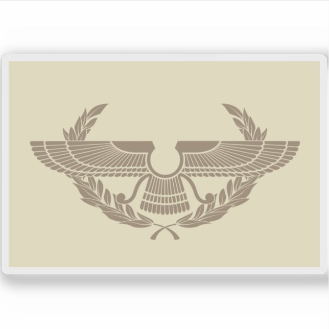 Flagge des Parthianischen Reiches Aufkleber (Vorderseite)