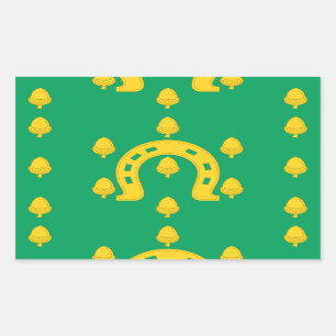 Flagge des Rechteckhebers Rutland Rechteckiger Aufkleber