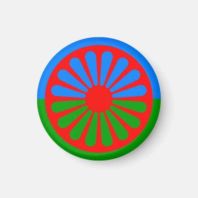 Flagge des rumänischen Volkes Magnet (Vorne)
