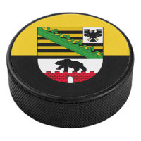 Flagge des Saarland Hockey Puck