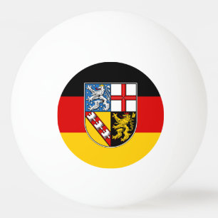 Flagge des Saarland Ping Pong Ball Tischtennisball