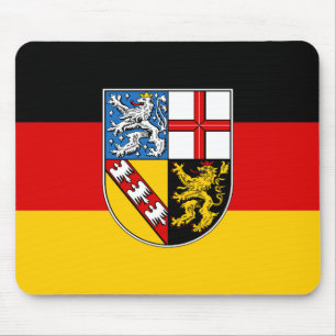 Flagge des Saarlandes Mauspad