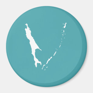 Flagge des Sakhalin-Gebiets Magnet
