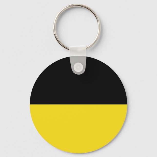 Flagge des Schlüsselanhängers Baden-Württemberg Schlüsselanhänger (Vorderseite)