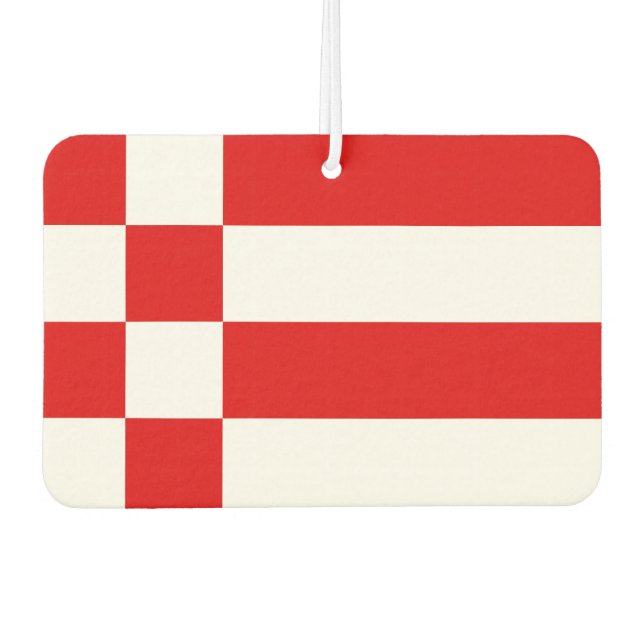 Flagge des Schlüsselanhängers Bremen Autolufterfrischer (Vorderseite)