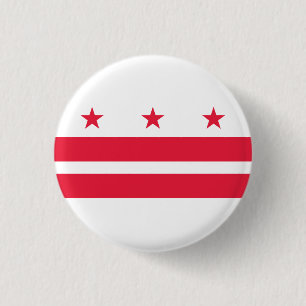 Flagge des Schlüsselanhängers District of Columbia Button