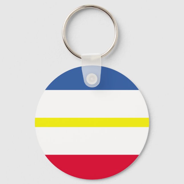 Flagge des Schlüsselanhängers Mecklenburg-Western  Schlüsselanhänger (Vorderseite)