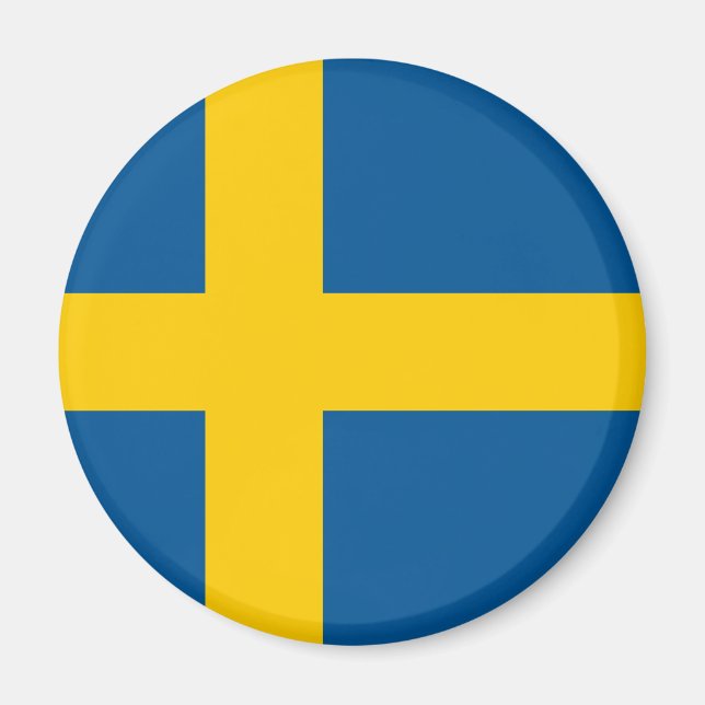 Flagge des schwedischen Rundmagazins Magnet (Vorne)