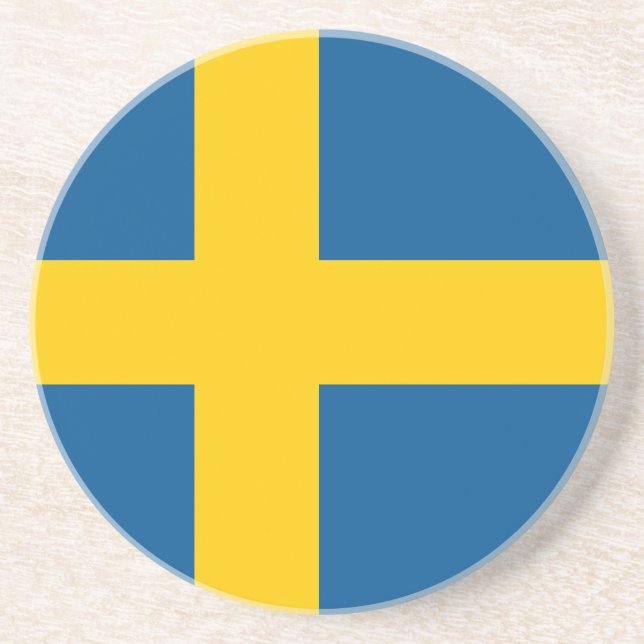 Flagge des schwedischen Untersetzer (Vorne)