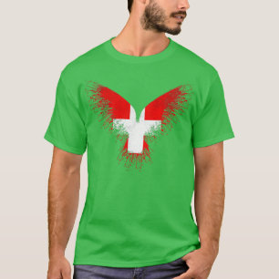 Flagge des Schweizer Adlers T-Shirt