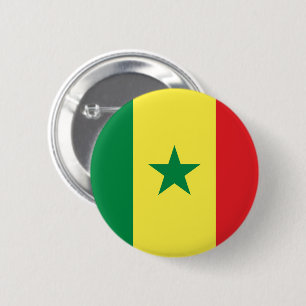 Flagge des Senegal Button
