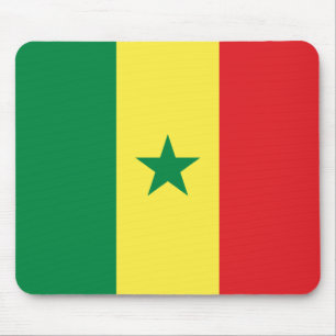Flagge des Senegal Mousepad