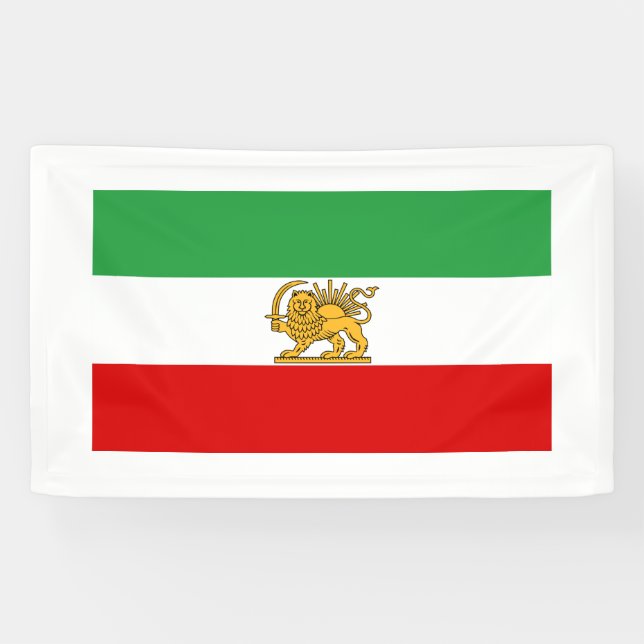 Flagge des Shah von der Iran (1964-1980) Banner (Horizontal)