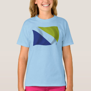 Flagge des Shirts der Fahne Nord Schleswig