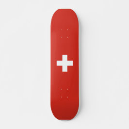 Flagge des Skateboards der Schweiz