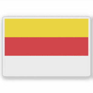 Flagge des Staat Kärnten, Österreich Aufkleber