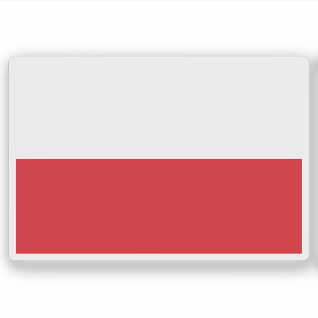 Flagge des Staat Tirol, Österreich Aufkleber (Vorderseite)